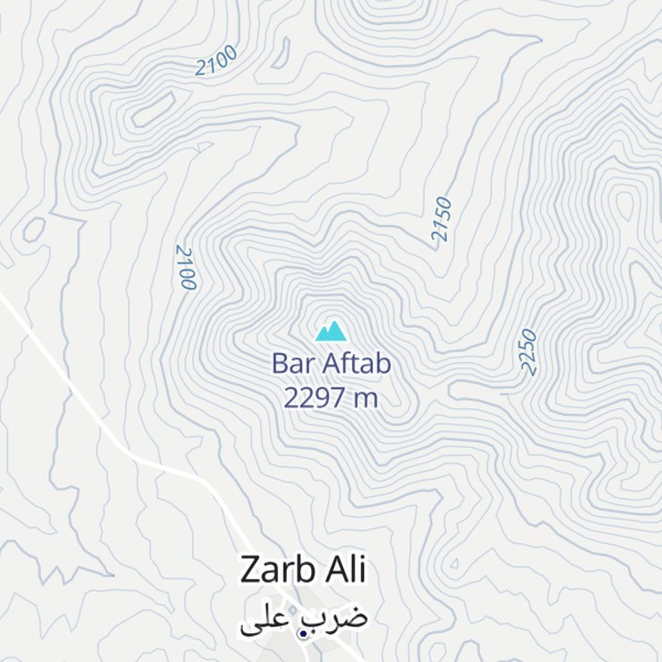 Map of Bar Aftab