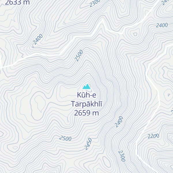Map of Kūh-e Tarpākhlī