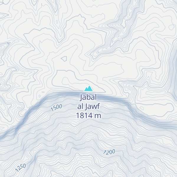 Map of Jabal al Jawf