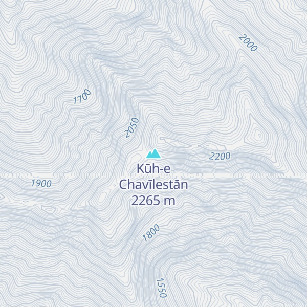 Map of Kūh-e Chavīlestān