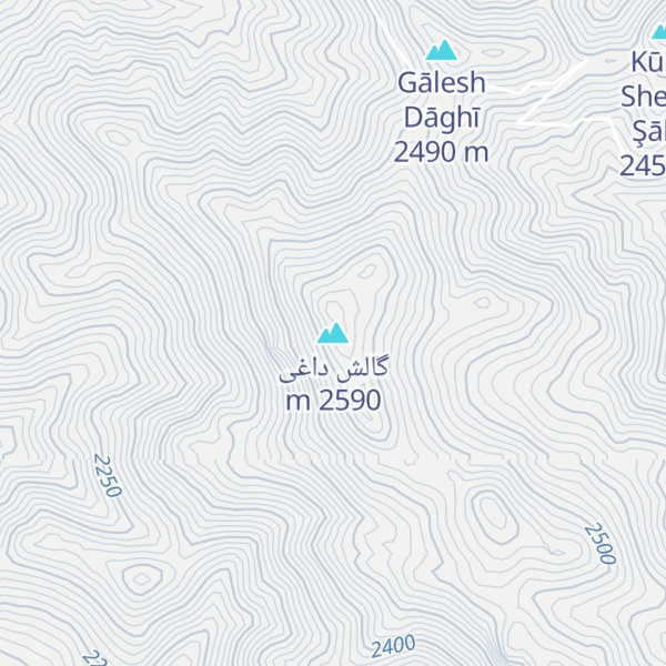 Map of گالش داغی