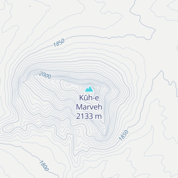 Map of Kūh-e Marveh