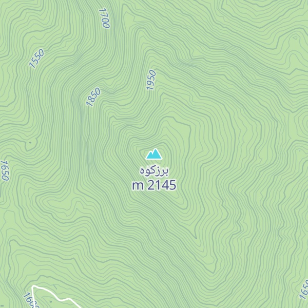 Map of برزکوه