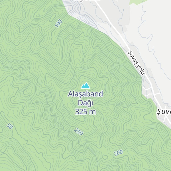 Map of Alaşaband Dağı