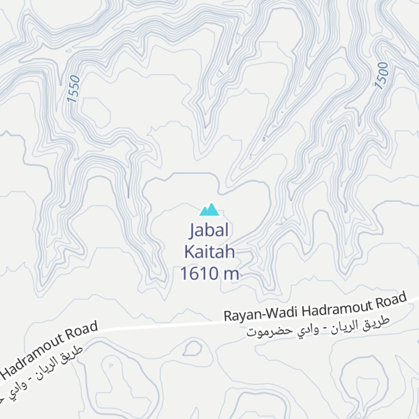 Map of Jabal Kaitah