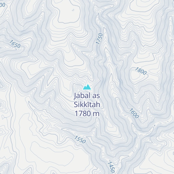 Map of Jabal as Sikkītah