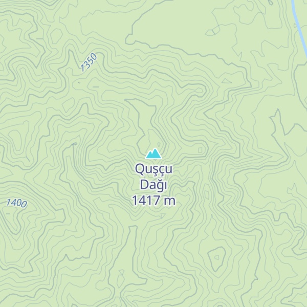Map of Quşçu Dağı