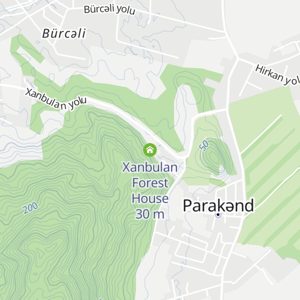 Map of Xanbulan Forest House