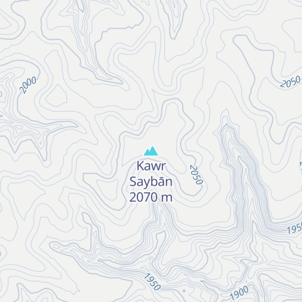 Map of Kawr Saybān