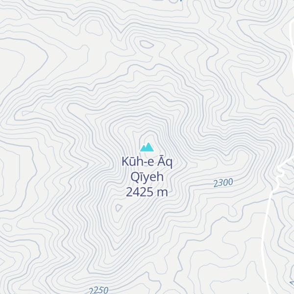 Map of Kūh-e Āq Qīyeh