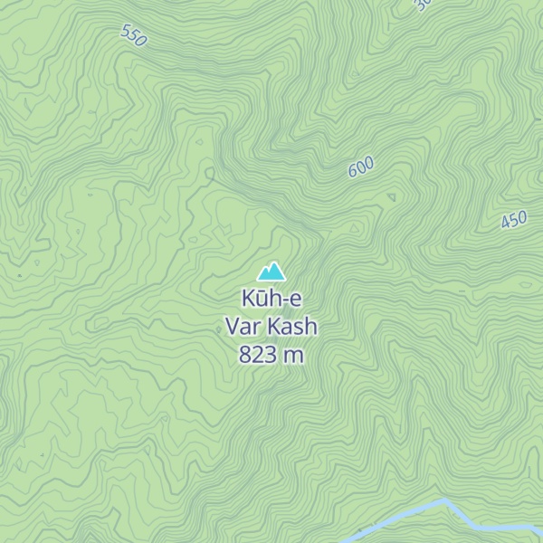 Map of Kūh-e Var Kash