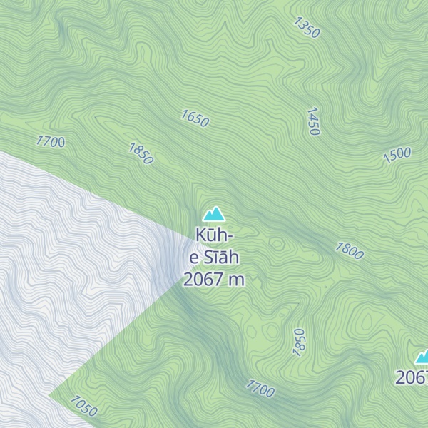 Map of Kūh-e Sīāh