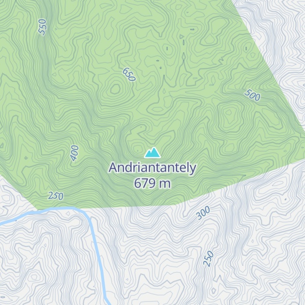 Map of Andriantantely