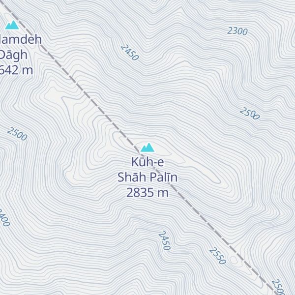 Map of Kūh-e Shāh Palīn