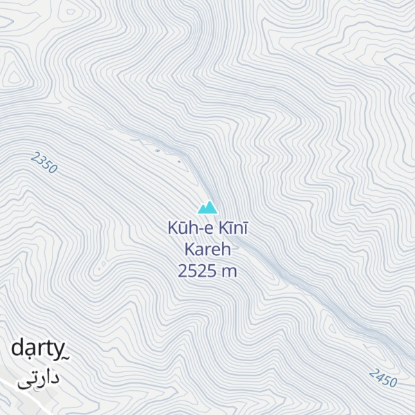 Map of Kūh-e Kīnī Kareh