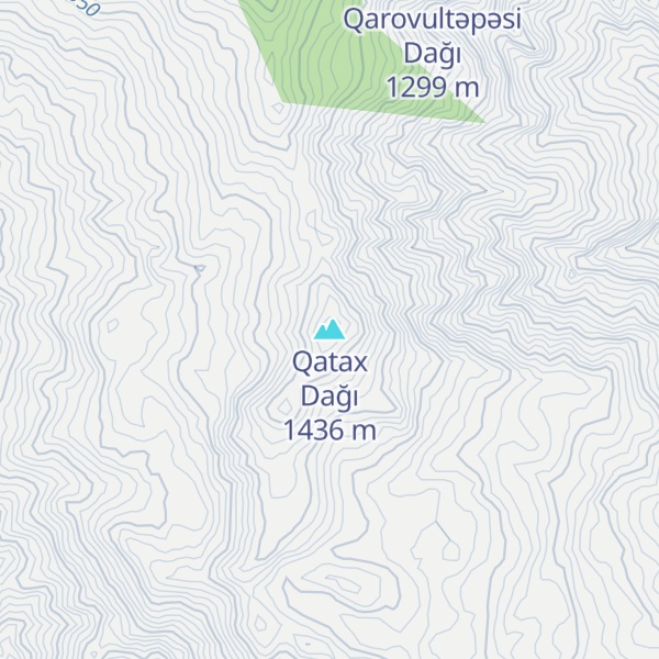 Map of Qatax Dağı