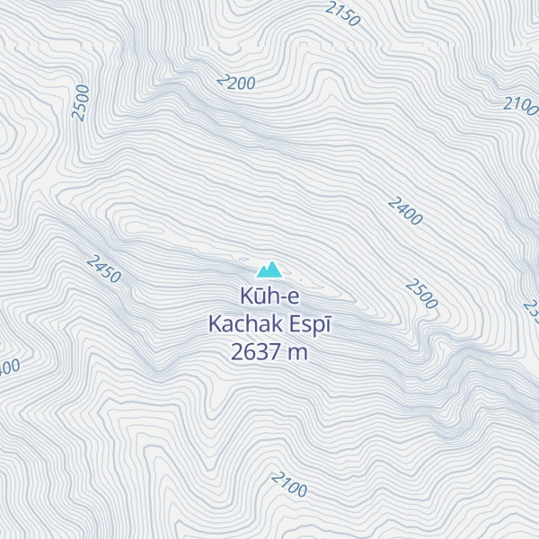 Map of Kūh-e Kachak Espī