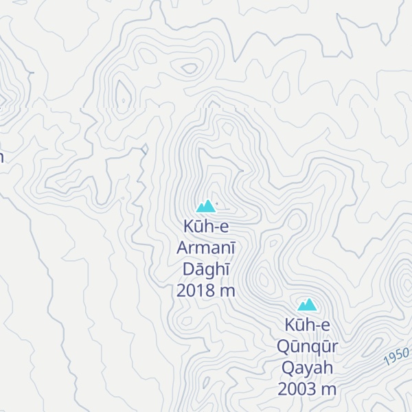 Map of Kūh-e Armanī Dāghī