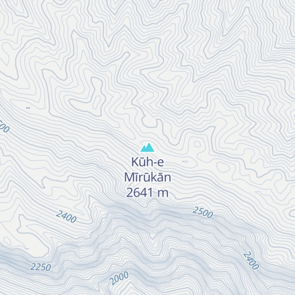 Map of Kūh-e Mīrūkān
