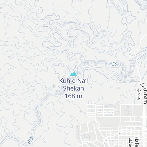 Map of Kūh-e Na‘l Shekan