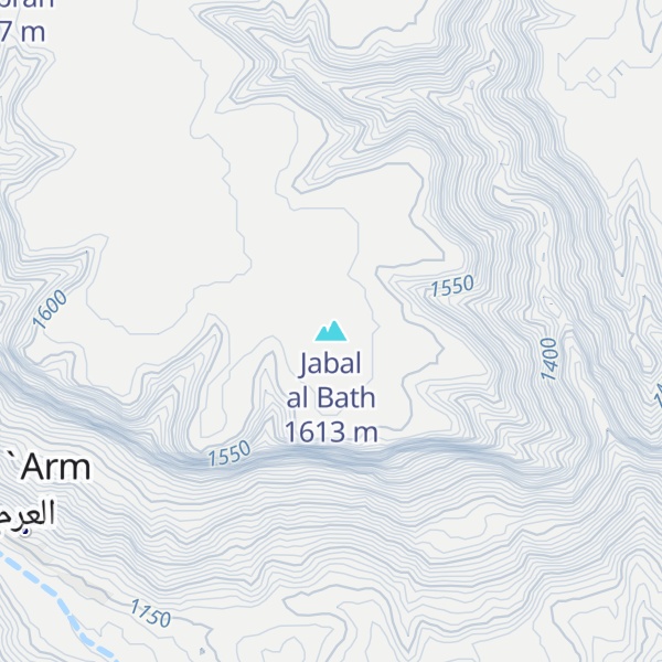 Map of Jabal al Bath