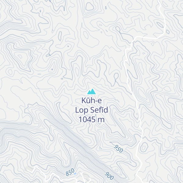 Map of Kūh-e Lop Sefīd