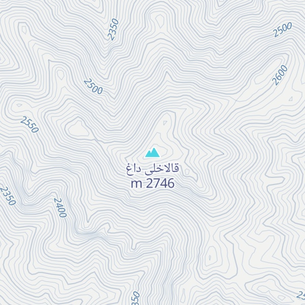 Map of قالاخلی داغ
