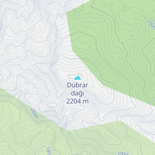 Map of Dübrar dağı