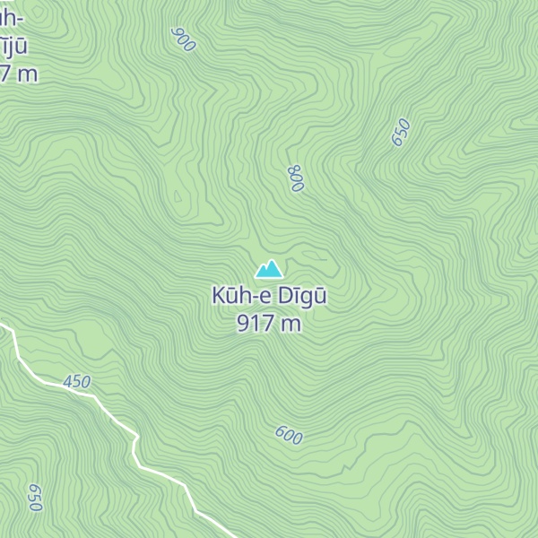 Map of Kūh-e Dīgū