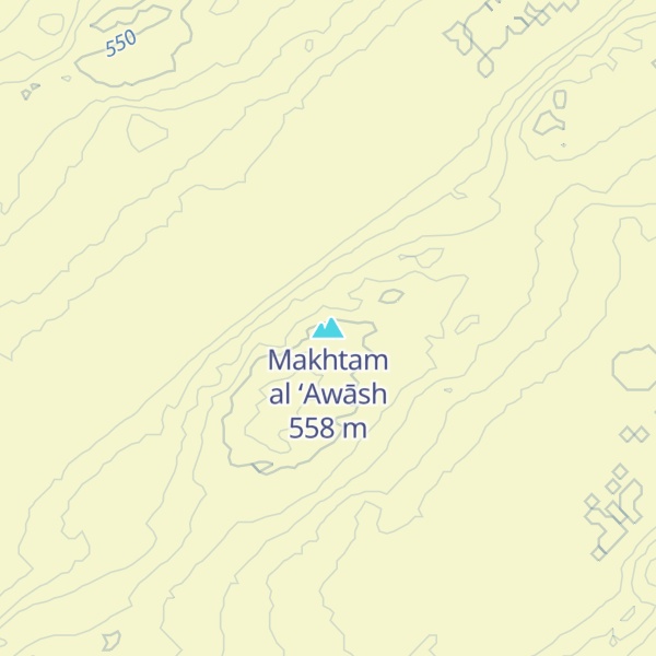 Map of Makhtam al ‘Awāsh