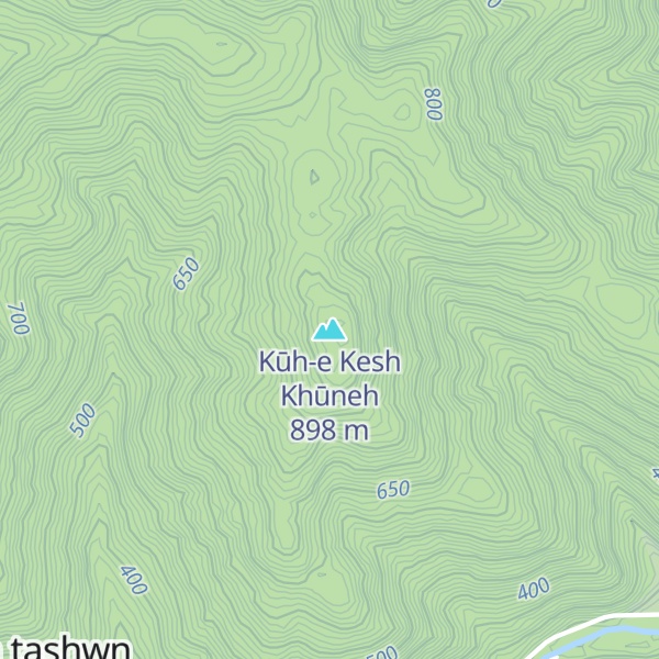 Map of Kūh-e Kesh Khūneh