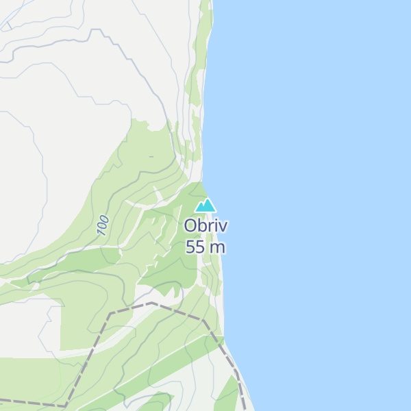 Map of Obriv