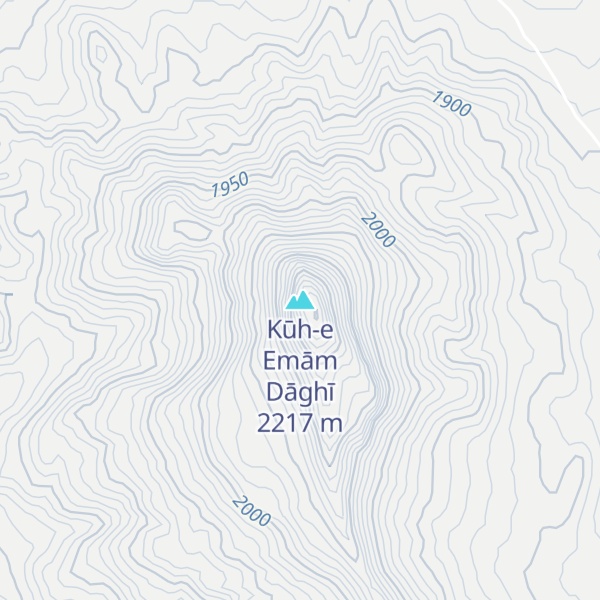 Map of Kūh-e Emām Dāghī