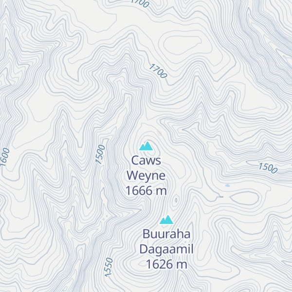 Map of Caws Weyne