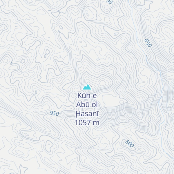 Map of Kūh-e Abū ol Ḩasanī