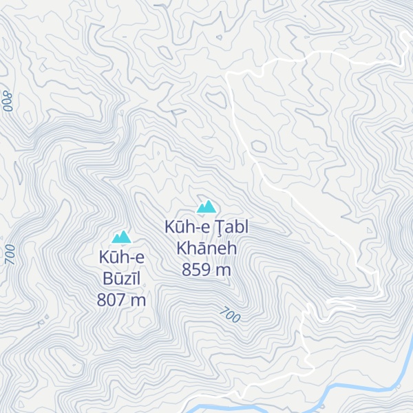 Map of Kūh-e Ţabl Khāneh