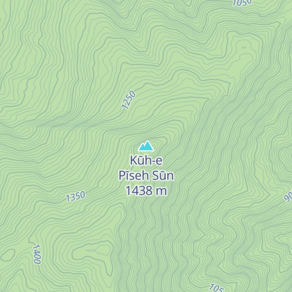 Map of Kūh-e Pīseh Sūn
