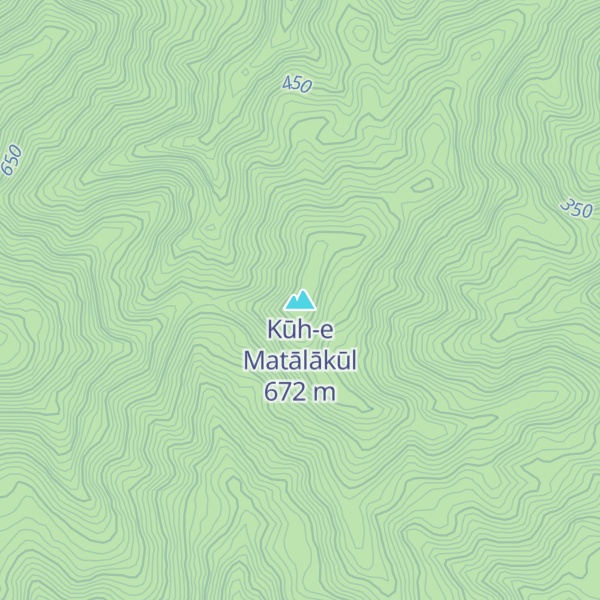Map of Kūh-e Matālākūl