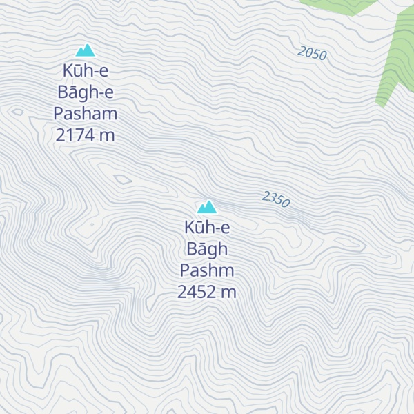 Map of Kūh-e Bāgh Pashm