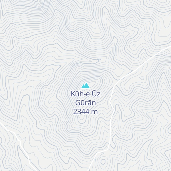 Map of Kūh-e Ūz Gūrān