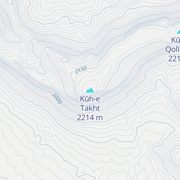 Map of Kūh-e Takht