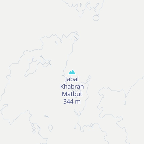 Map of Jabal Khabrah Matbut