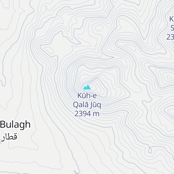 Map of Kūh-e Qalā Jūq