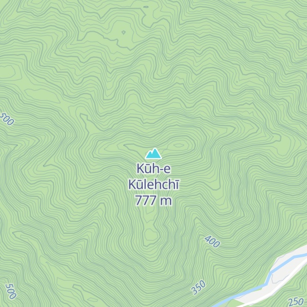Map of Kūh-e Kūlehchī