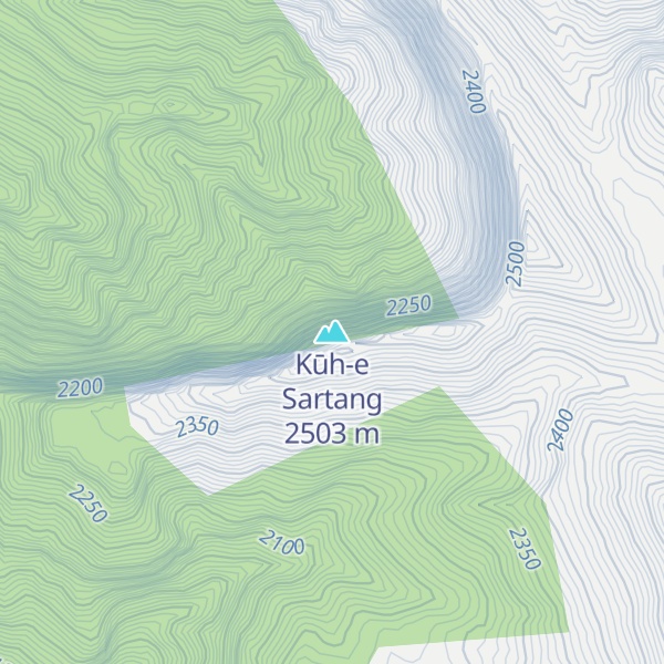 Map of Kūh-e Sartang