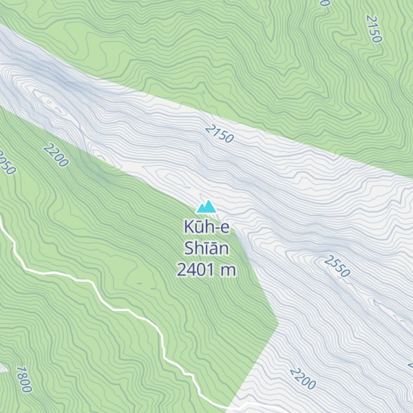 Map of Kūh-e Shīān