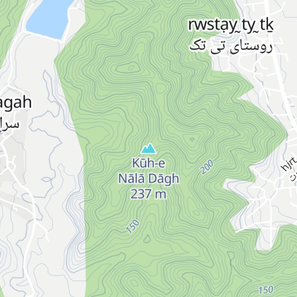 Map of Kūh-e Nālā Dāgh