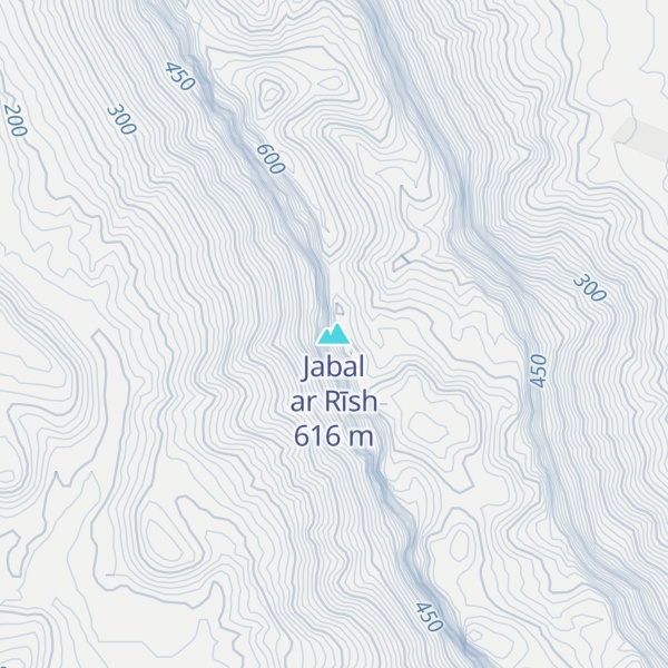 Map of Jabal ar Rīsh