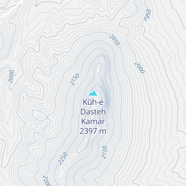Map of Kūh-e Dasteh Kamar