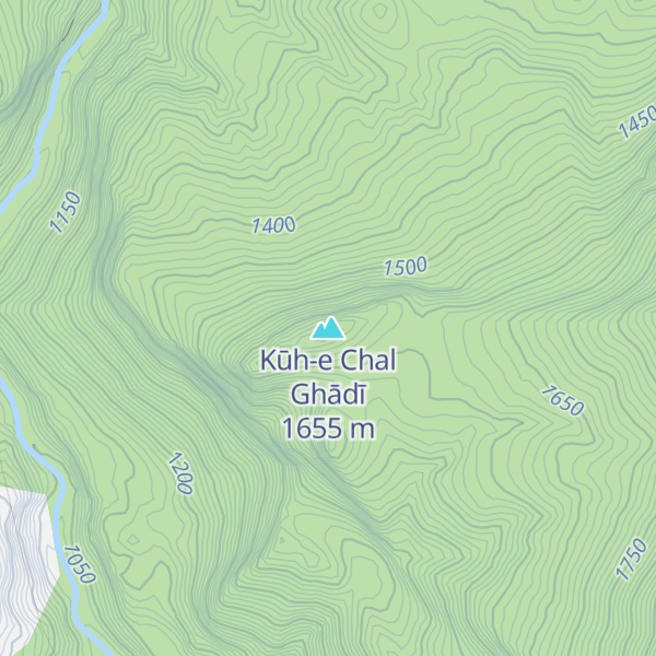 Map of Kūh-e Chal Ghādī